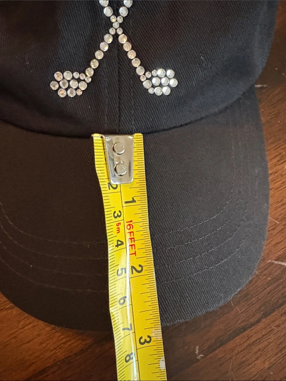 ⛳️Titania Golf Bling Cotton Crystal Golf Clubs Accented Classic baseball cap